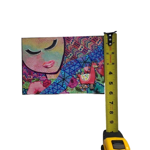 Magnetic Make Up Pallet w/ Mirror - 6x8 - Magnets + Make Up Brush Included *NEW - Picture 7 of 7